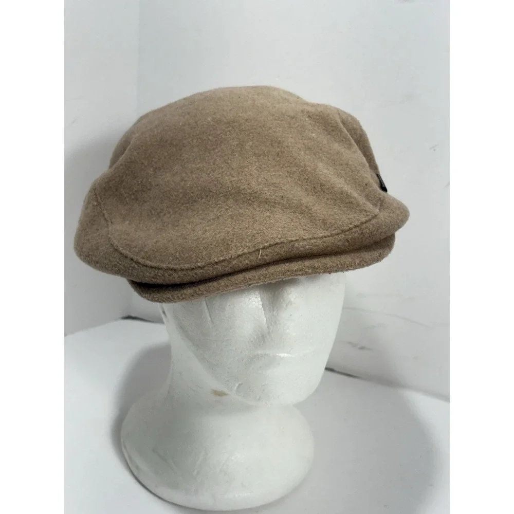 Stetson Cabbie Driver Size‎ M Country Gentleman Cap Hat Light Brown Wool Blend